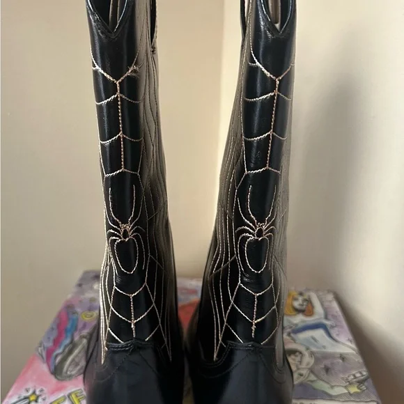 Jeffrey Campbell Spiderweb western boots - Picture 4 of 7